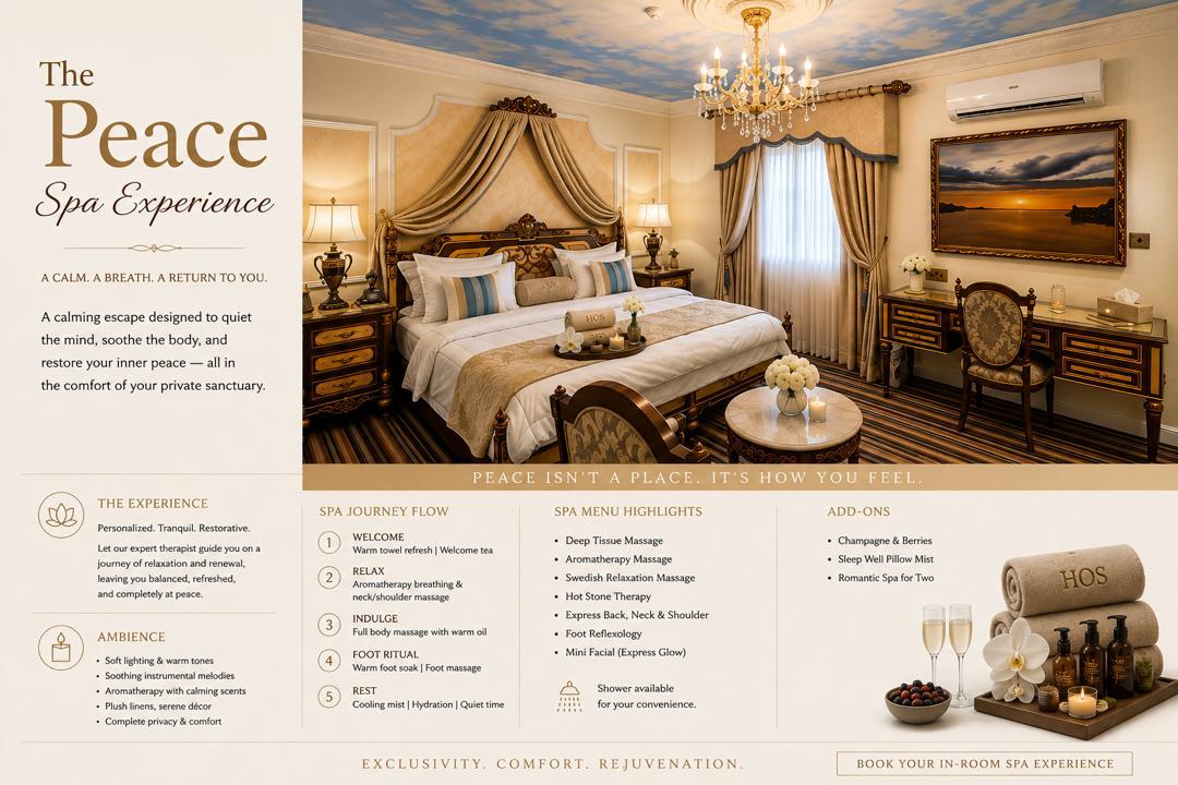 Peace spa experience